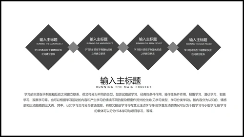 黑色简约风毕业论文答辩PPT模板