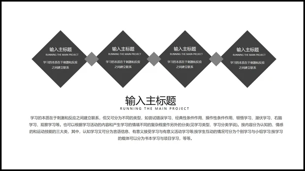 黑色简约风毕业论文答辩PPT模板