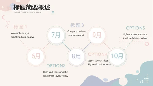 创意小清新年终工作总结动态PPT