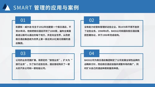 简约商务风SMART原则目标管理企业培训PPT模板