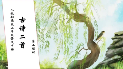 【核心素养】部编版语文二年级下册-1. 古诗二首 第2课时（课件）