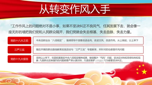 新时代全面从严治党的战略思路党课PPT模板