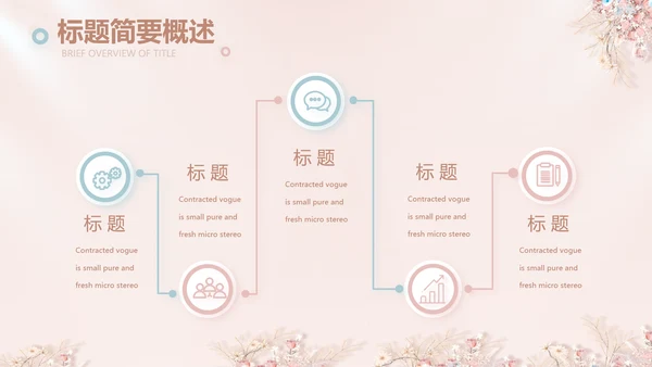 粉色奶茶店10周年庆ppt模板活动策划方案