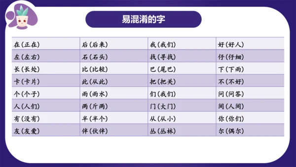 统编版2023-2024学年一年级语文上册单元复习第六单元（复习课件）