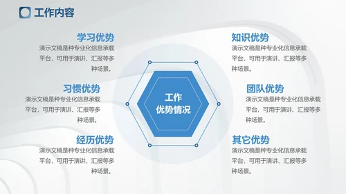 欧美简约风工作总结汇报
