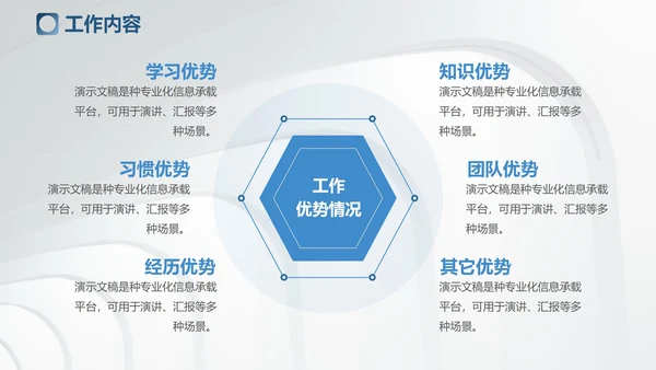 欧美简约风工作总结汇报