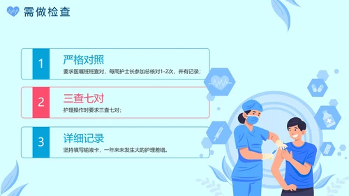 蓝色卡通清新医学病例汇报分析PPT模板