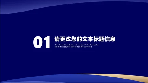 商务风深蓝商业项目计划书汇报PPT模板