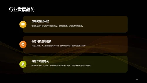 黄色创意保险与风险管理课程教育PPT模板