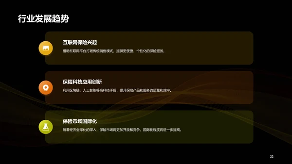 黄色创意保险与风险管理课程教育PPT模板