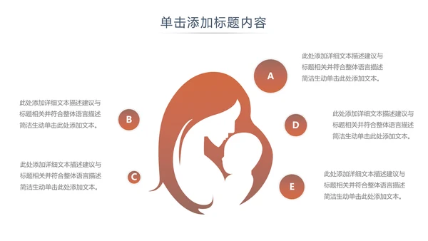 怀孕月子孕妇婴儿用品母婴护理PPT模板