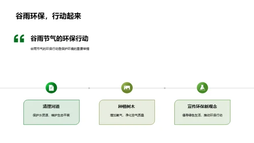 谷雨节气环保行动