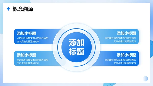 蓝色简约渐变风中学数学课件PPT模板