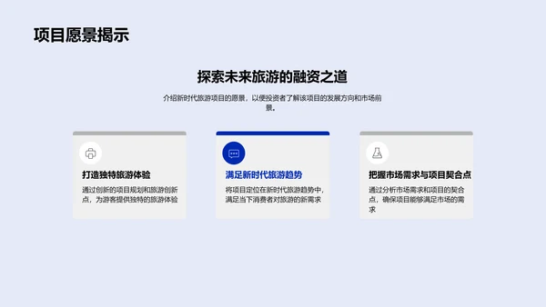 旅游项目融资策略PPT模板