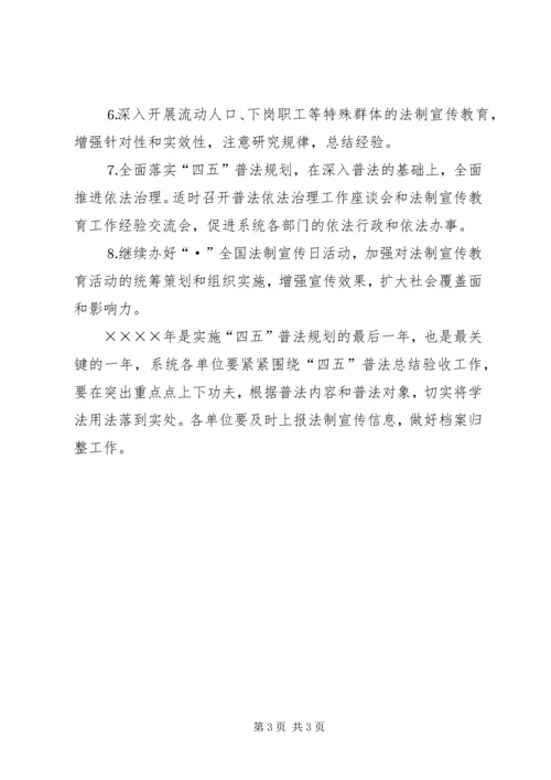 交通局二○○五年普法依法治理工作计划.docx