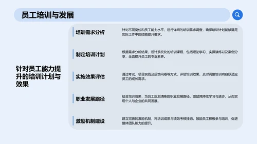 蓝色商务风通用行业工作总结PPT模板