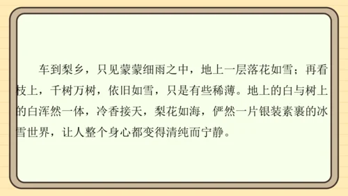 统编版语文五年级上册主题五　自然风光 阅读与写作指导   课件