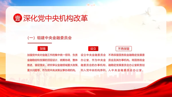 党和国家机构改革方案学习解读PPT课件两会