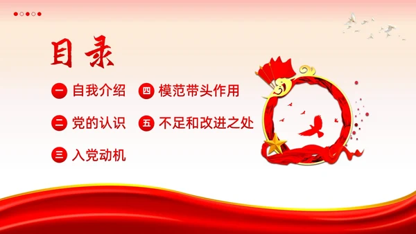 发展对象竞选预备党员竞选入党积极分子PPT课件竞聘竞选
