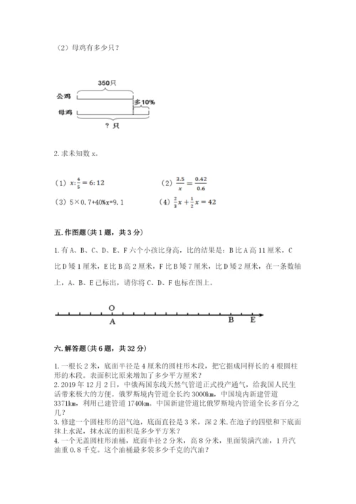 玛多县六年级下册数学期末测试卷（模拟题）.docx