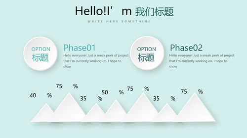 小清新医疗医学健康动态PPT