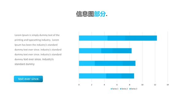 蓝色简洁创意设计公司简介商务PPT模板