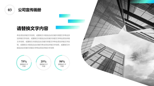 企业文化公司宣传画册通用PPT模板