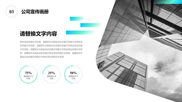 企业文化公司宣传画册通用PPT模板