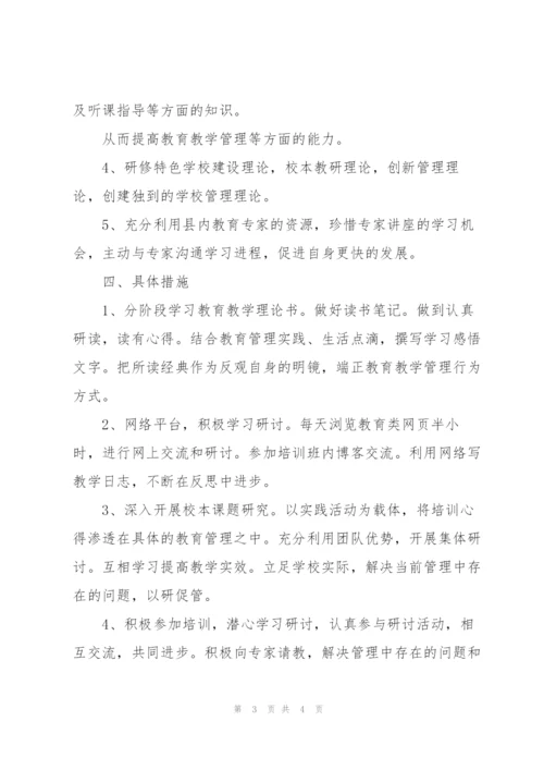 个人网络研修计划.docx