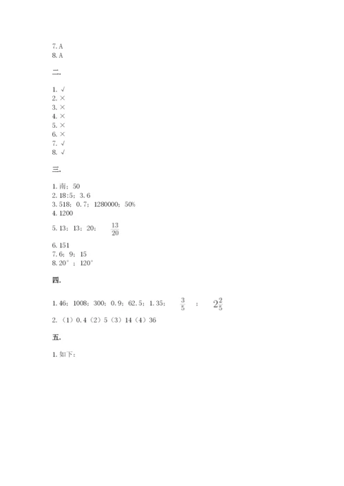 苏教版小升初数学模拟试卷及参考答案（基础题）.docx