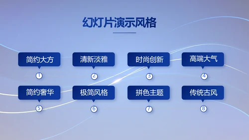 蓝色路演创新商业计划书商务动态PPT