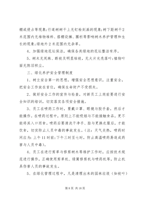 绿化养护管理制度.docx