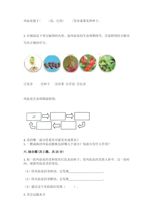 科学四年级下册第一单元《植物的生长变化》测试卷附完整答案（易错题）.docx