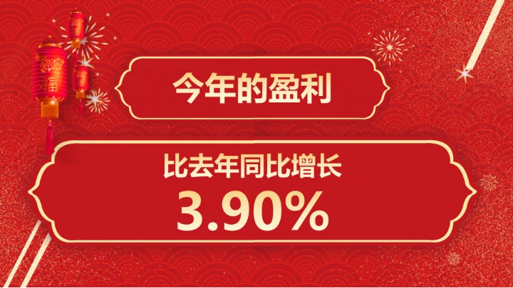 春节烟花年会颁奖典礼PPT模板
