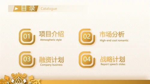 高端霸气创业融资计划书商业计划书PPT模板