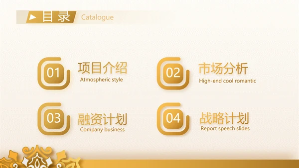 高端霸气创业融资计划书商业计划书PPT模板