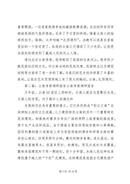 云南考察调研报告.docx