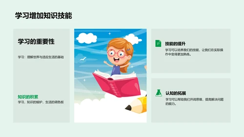 实践中的学习乐趣PPT模板