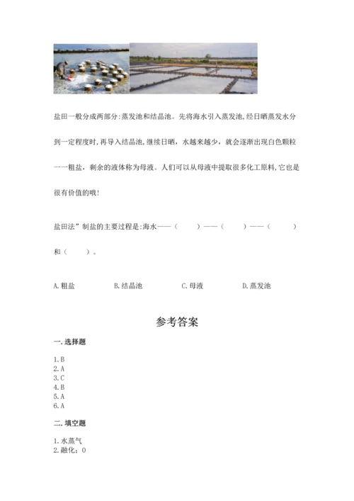 教科版三年级上册科学期末测试卷带答案（综合卷）.docx