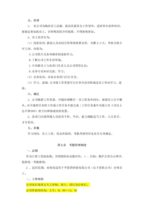 融资担保公司管理制度范本.docx