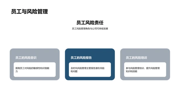 风险管理季度汇报PPT模板