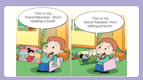 Module 2 Unit 1 She's reading a book 课件(共31张PPT)