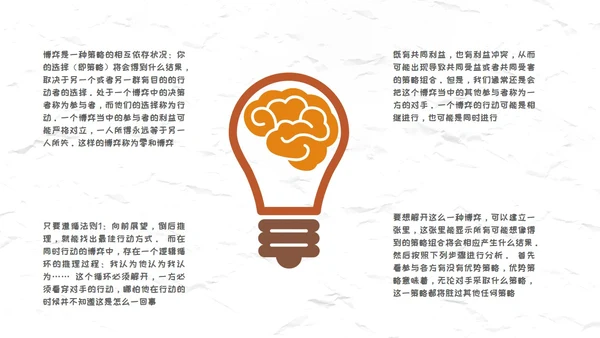 创新大脑-策略思维读后感通用PPT模板
