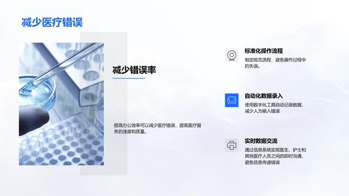 提升医疗办公效率PPT模板