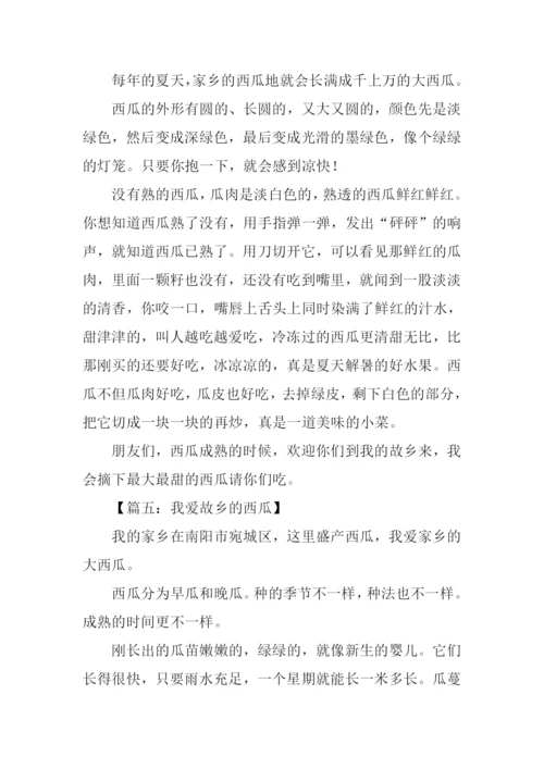 我爱故乡的西瓜作文.docx