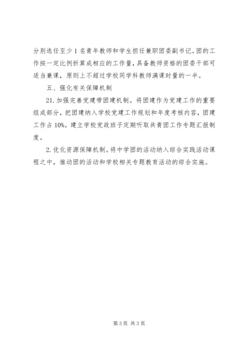 高校共青团改革实施方案心得体会[合集] (2).docx