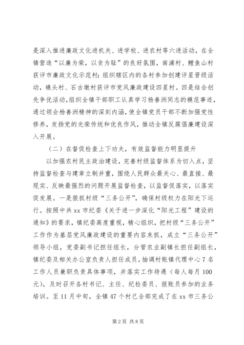 纪委年度工作总结及来年工作计划.docx