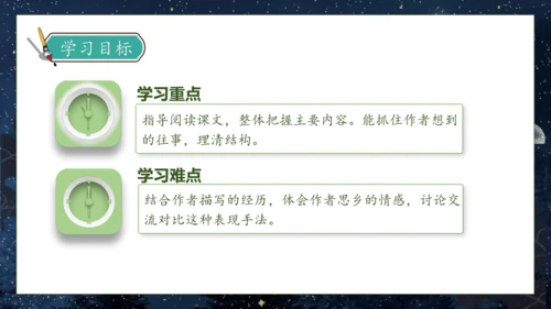 【核心素养】部编版语文五年级下册-3.月是故乡明（课件）