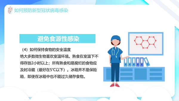 新冠肺炎预防知识班会阳康医护小知识PPT模板