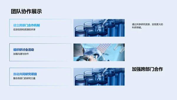 生物技术研究月报PPT模板